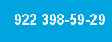 922 398-59-29